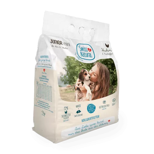 SwissNatural Soft Junior Huhn & Kartoffel1kg mini